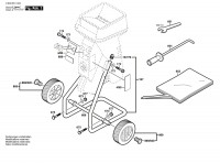 Bosch 0 600 851 312 Axt 1800 Hp Chopper 230 V / Eu Spare Parts